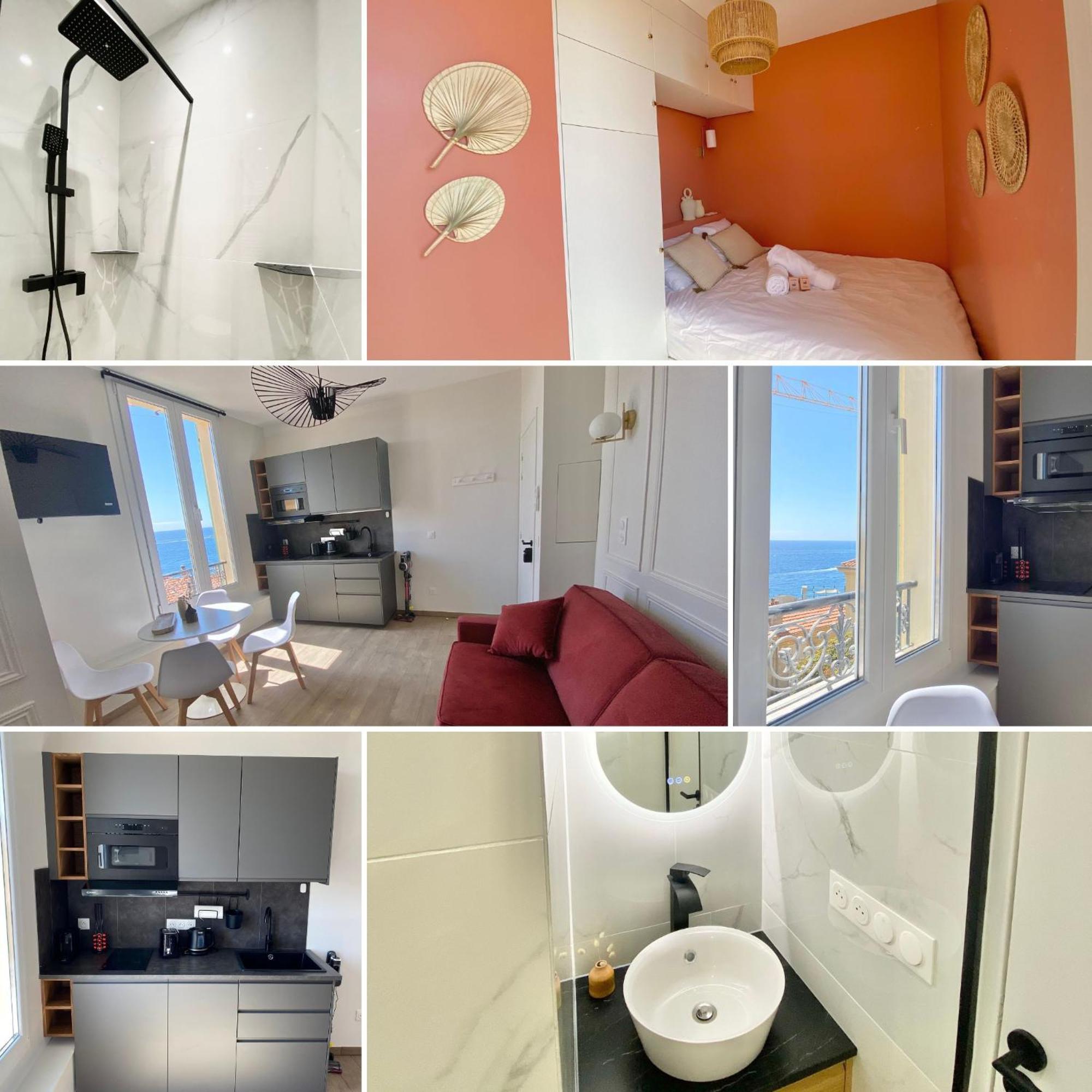 Appartement Moderne Climatise Monaco Vue Mer กัปไดล์ ภายนอก รูปภาพ