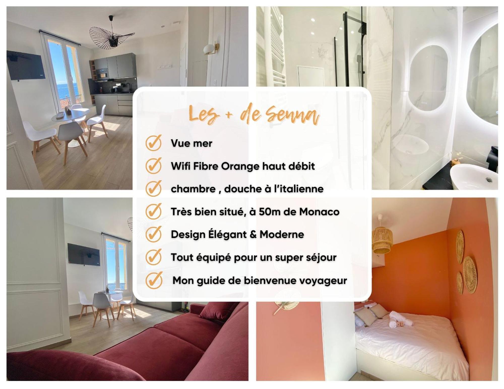 Appartement Moderne Climatise Monaco Vue Mer กัปไดล์ ภายนอก รูปภาพ