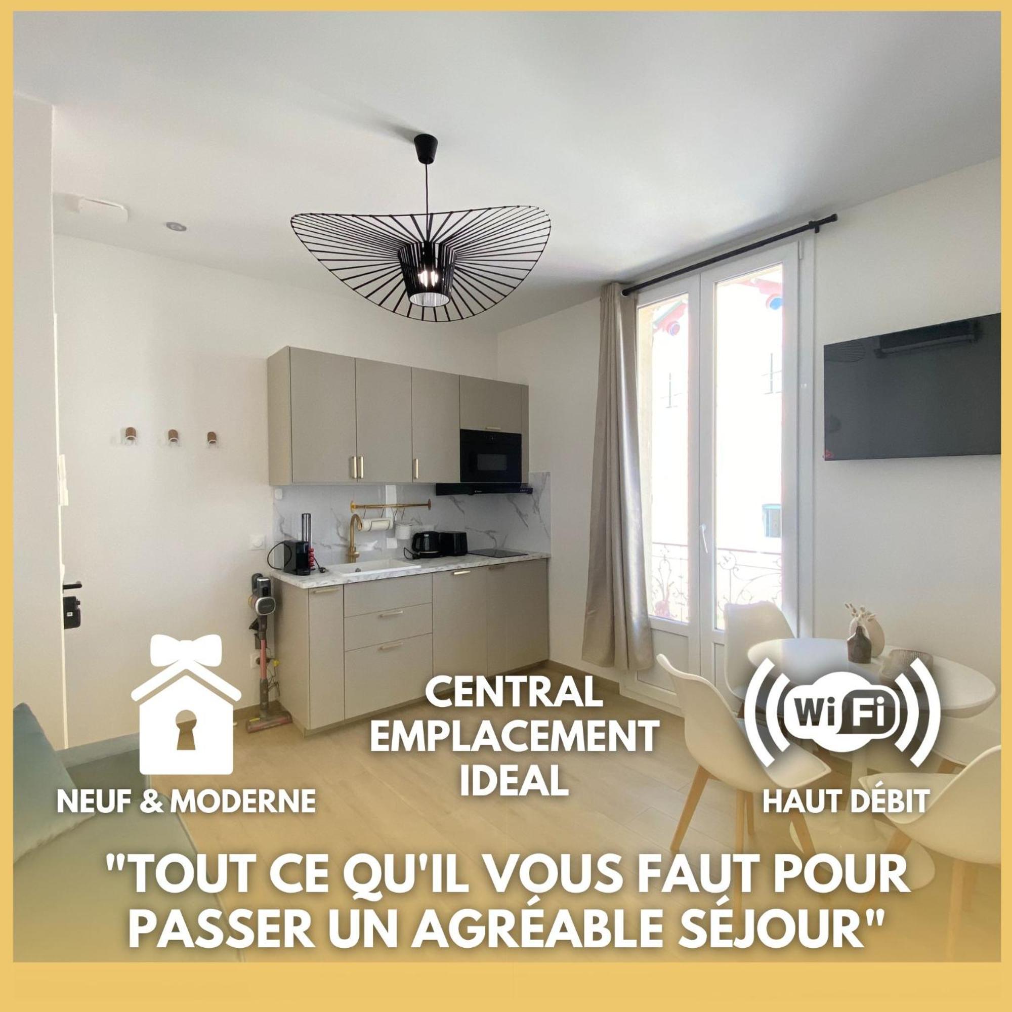 Appartement Moderne Climatise Monaco Vue Mer กัปไดล์ ภายนอก รูปภาพ